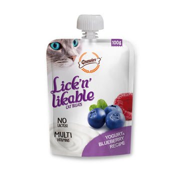 Gnawlers Lick n Likable Yogurt Blueberry Recipe 100gm
