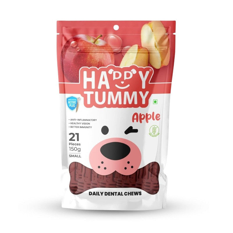 Happy Tummy Apple Dental Chew 21ps S