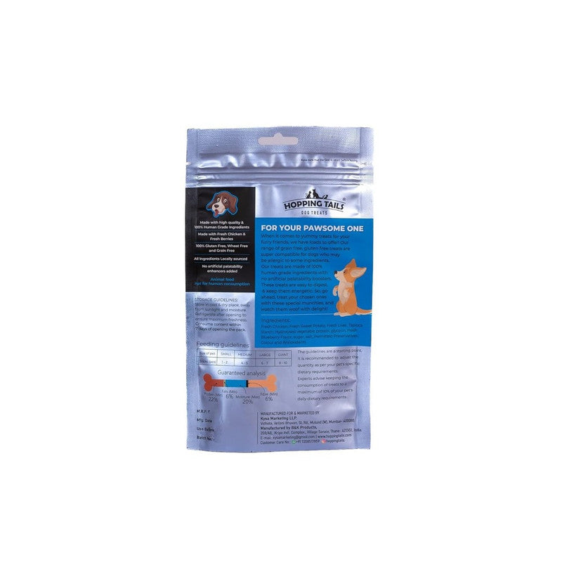 Hopping Tails Grain Free Gluten free Blue Berry 100g