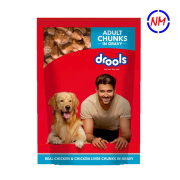 DROOLS ADULT CHICKEN CHUNKS GRAVY 6PCS -150GM