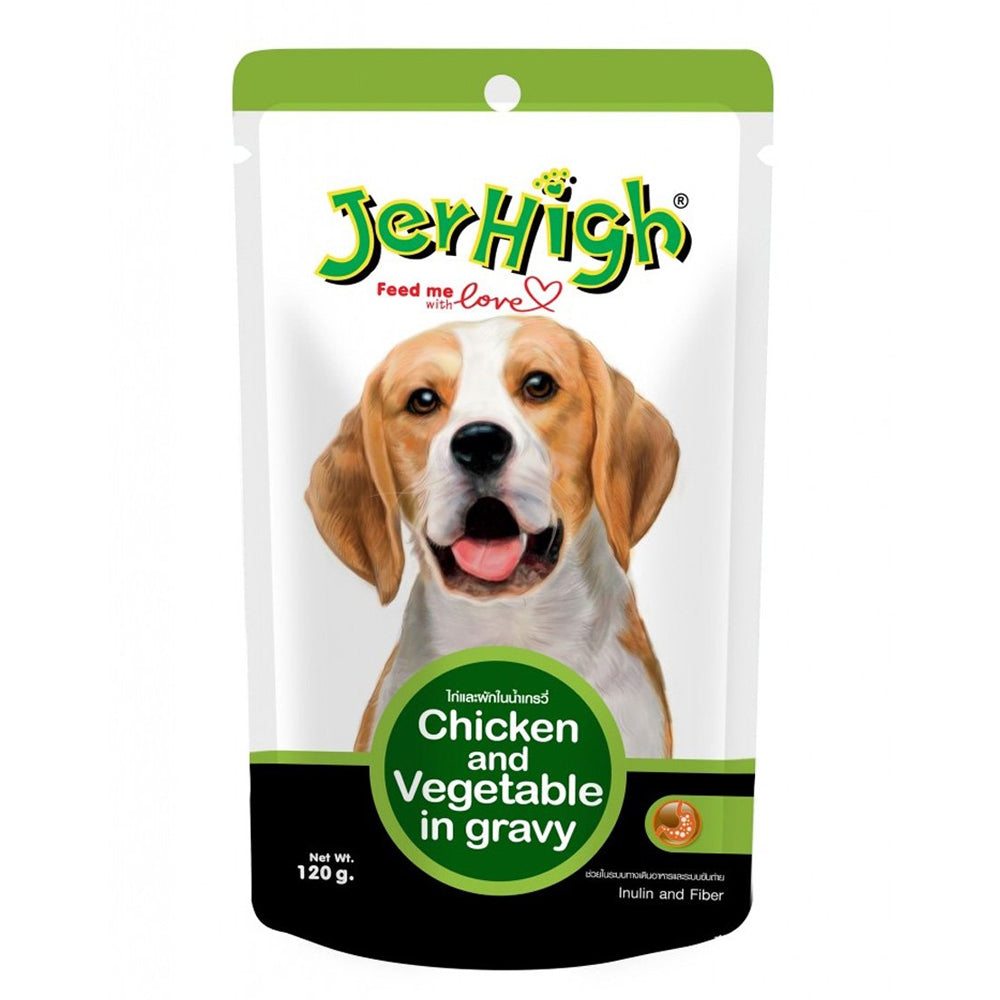 JerHigh Chicken & Vegetable in Gravy 120g