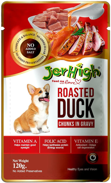 JerHigh Roasted Duck Chunks in Gravy 120g