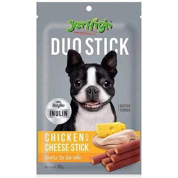 Jerhigh Duo Stick Chicken Cheese Stick 50g