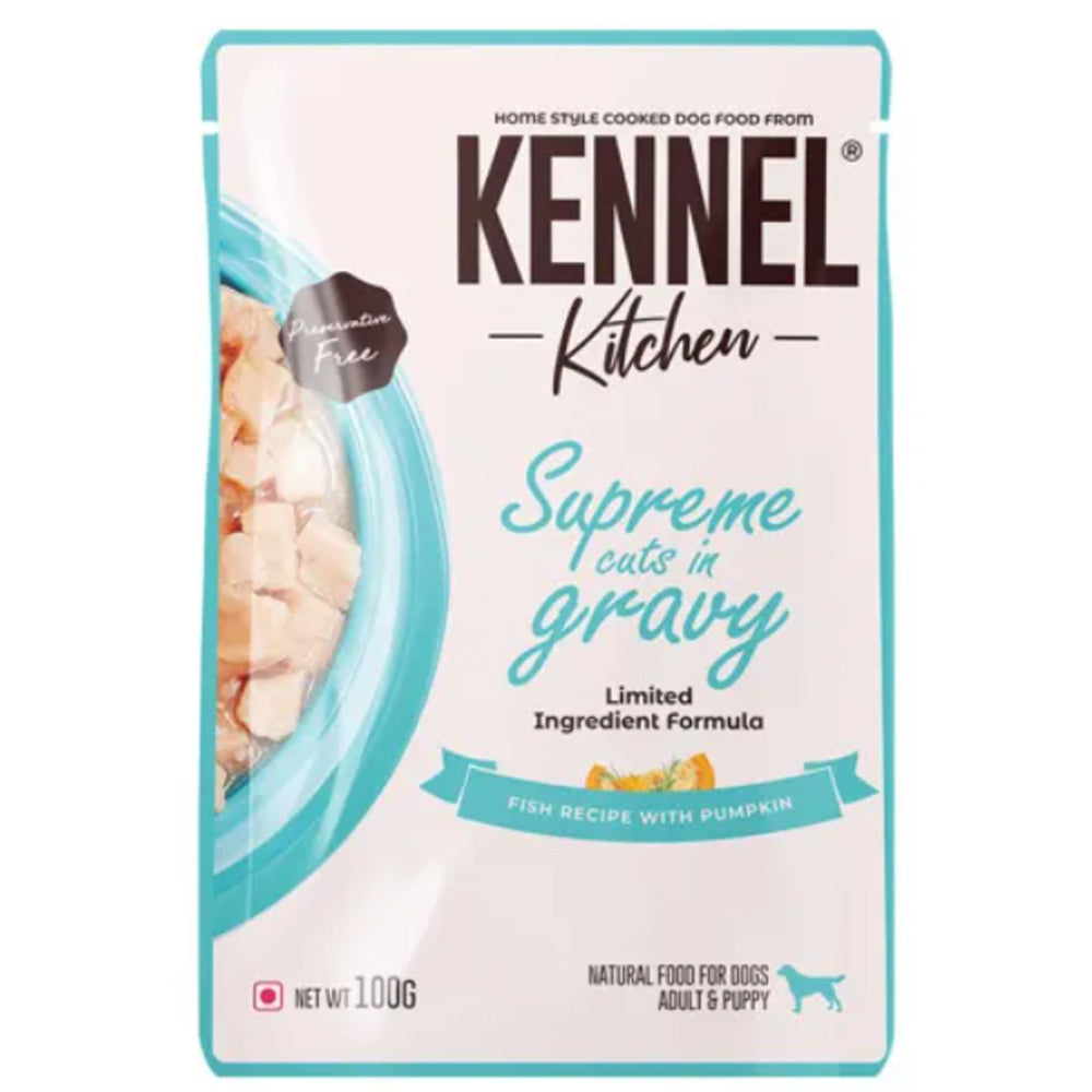 Kennel Kitchen Dog N Puppy Fish With Pumpkin 100g