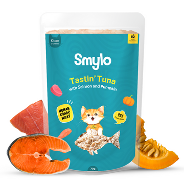 Smylo Kitten Tastin Tuna With Salmon & Pumpkin 70g