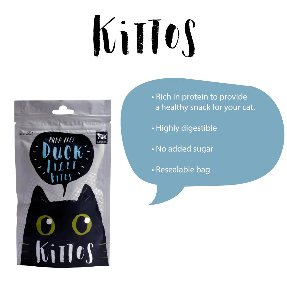Kittos Duck Fillet Bites 35g