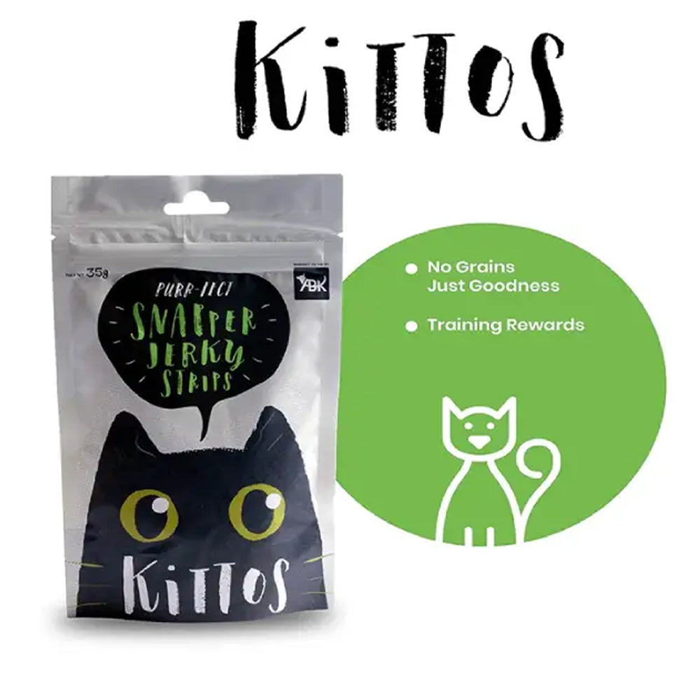 Kittos Snapper Jerky Strips 35g