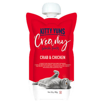 Kitty Yums Creamy Crab n Chicken 80gm