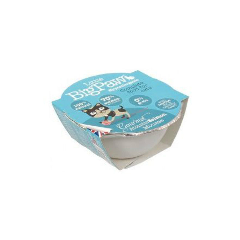 Little Big Paw Atlantic Salmon Mousse Cat Food 85g