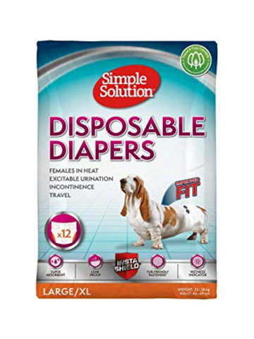 Simple Solution Diapers L/XL (pack of 12)