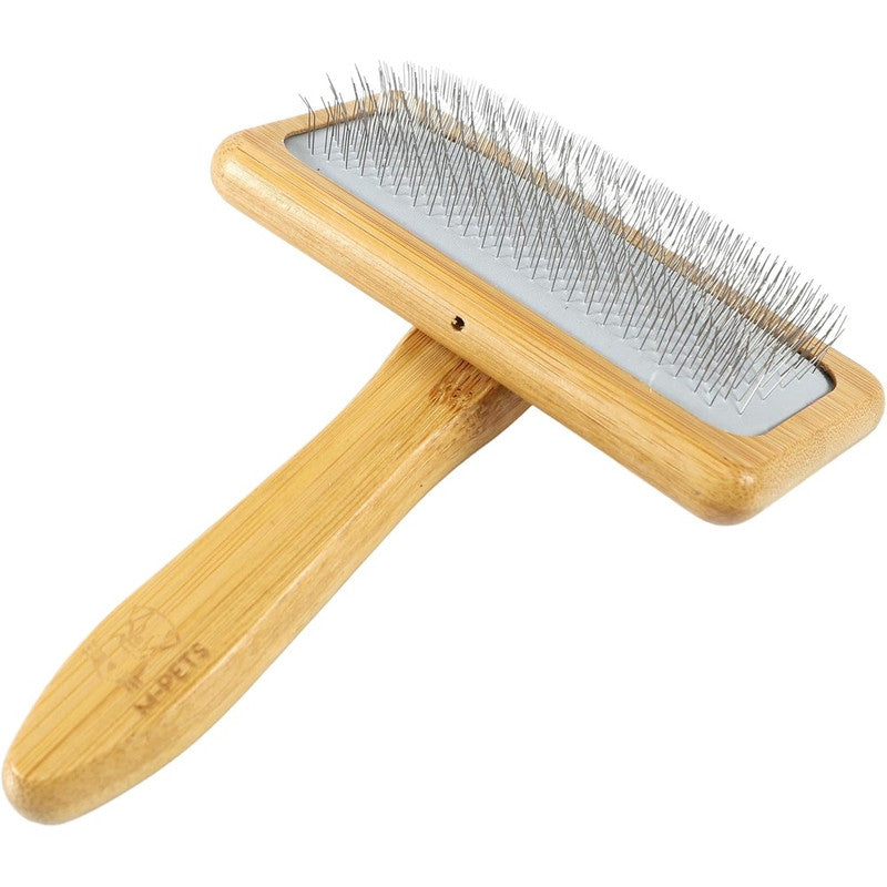 M-Pets Bamboo Slicker Brush M
