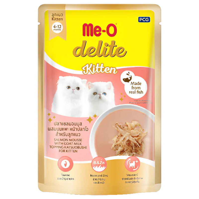 Me-O Delite Kitten Salmon Mousse 70g