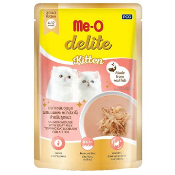 Me-O Delite Kitten Salmon Mousse 70g ( Multi-Pack)