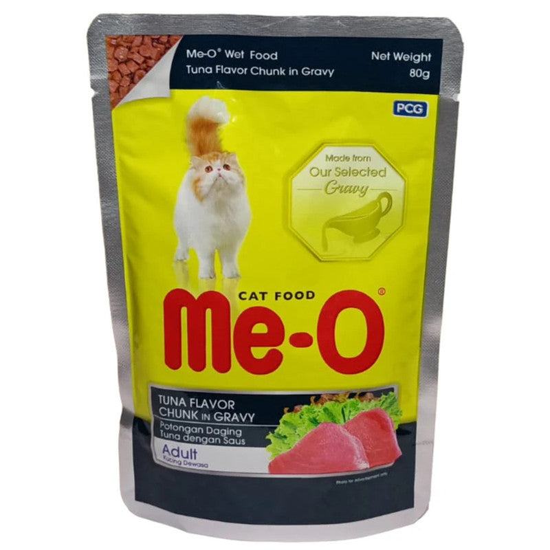 Me-O Tuna Chunk in Gravy 80g