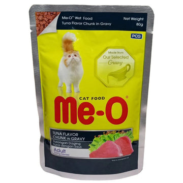 Me-O Tuna Chunk in Gravy 80g