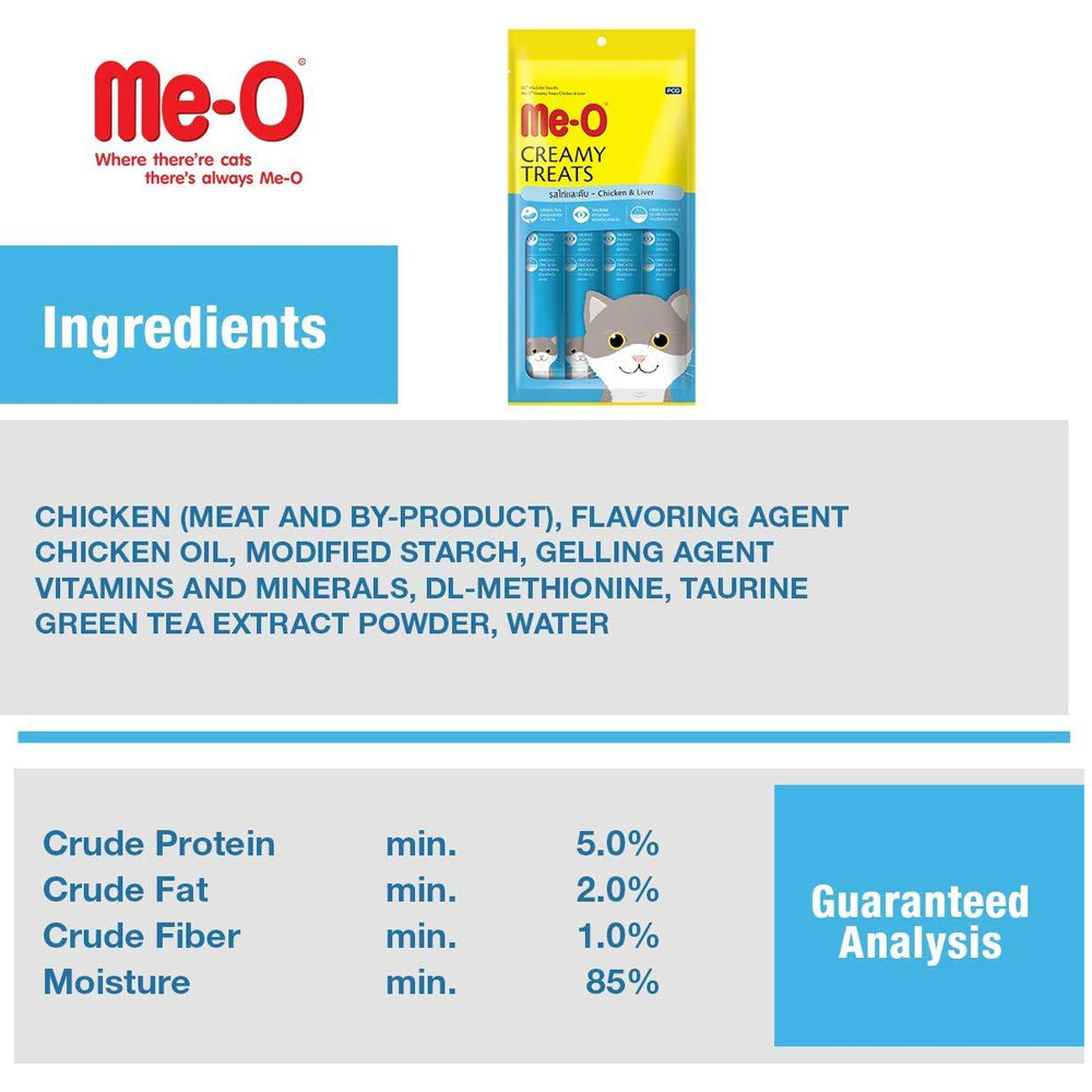Me-O Creamy Treats Chicken & Liver