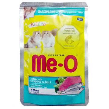 Me-O Kitten Tuna With Sardine Jelly 400gm