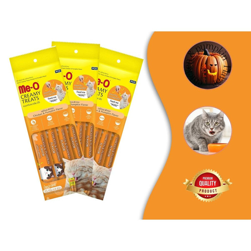 Me-o Creamy Treats Chicken n Pumpkin 60g