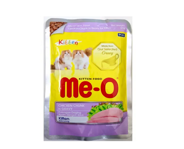 Me-o Kitten Chicken Chunk in Gravy 80g ( Multi-Pack)