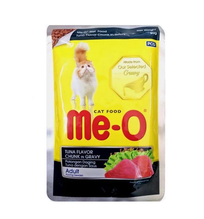 Me-o Tuna Chunk in Gravy 80g ( Multi-Pack)
