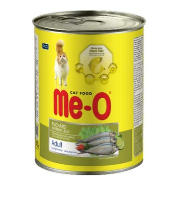 Me-o Cat Tin Pilchard In Prawn Jelly 400gm