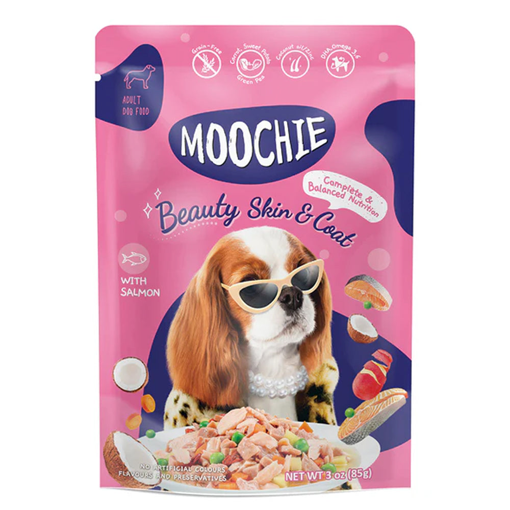 Moochie Dog Beauty Skin & Coat with Salmon 85g