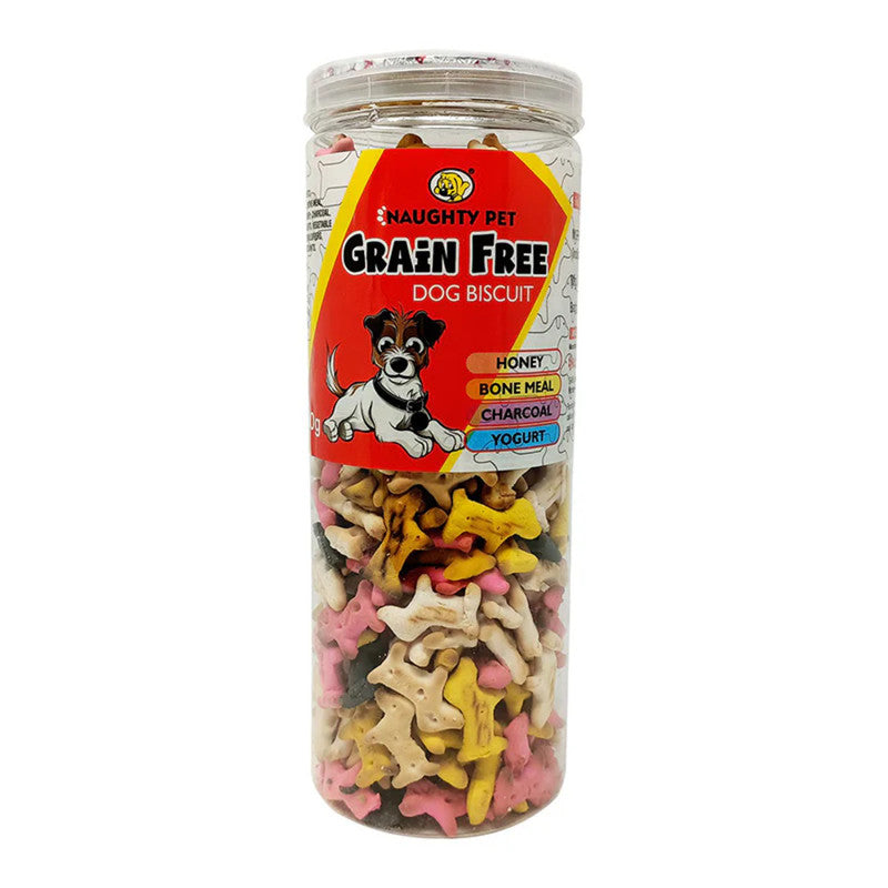 Naughty Pet Grain Free Dog Biscuit 500g
