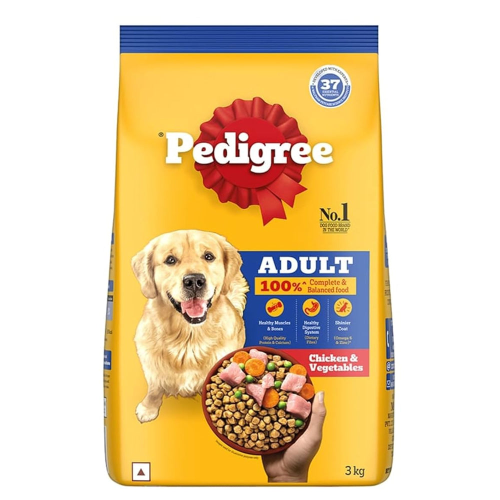 Pedigree Adult Chicken & Vegetables Dog Dry Food