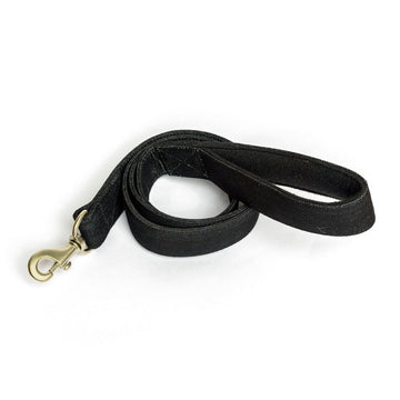 PetWale Black Denim Leash with Padded Handle (Medium)