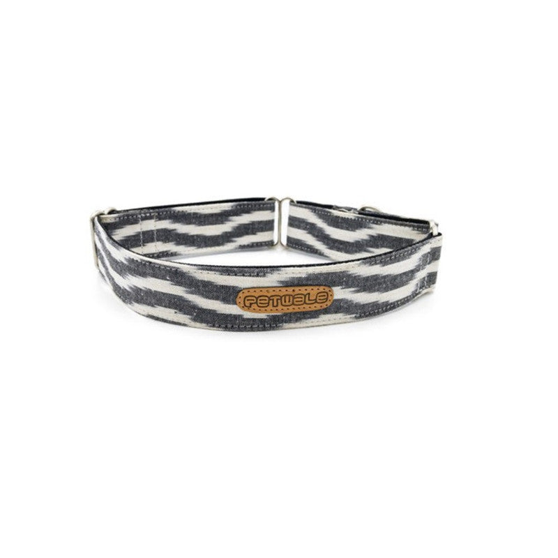 PetWale Ikat Martingale Collar (Medium)