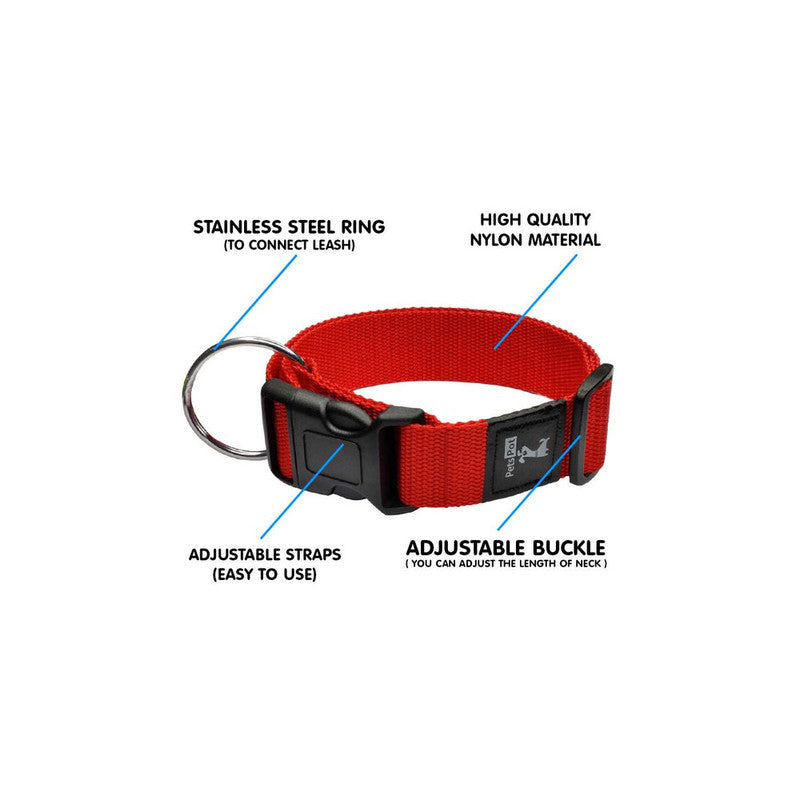 Pet's Pot Classic Collar L - Red