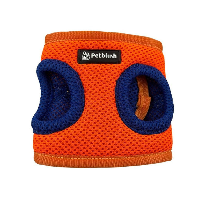 Petblush Orange Flip Flap Airmesh Harness S