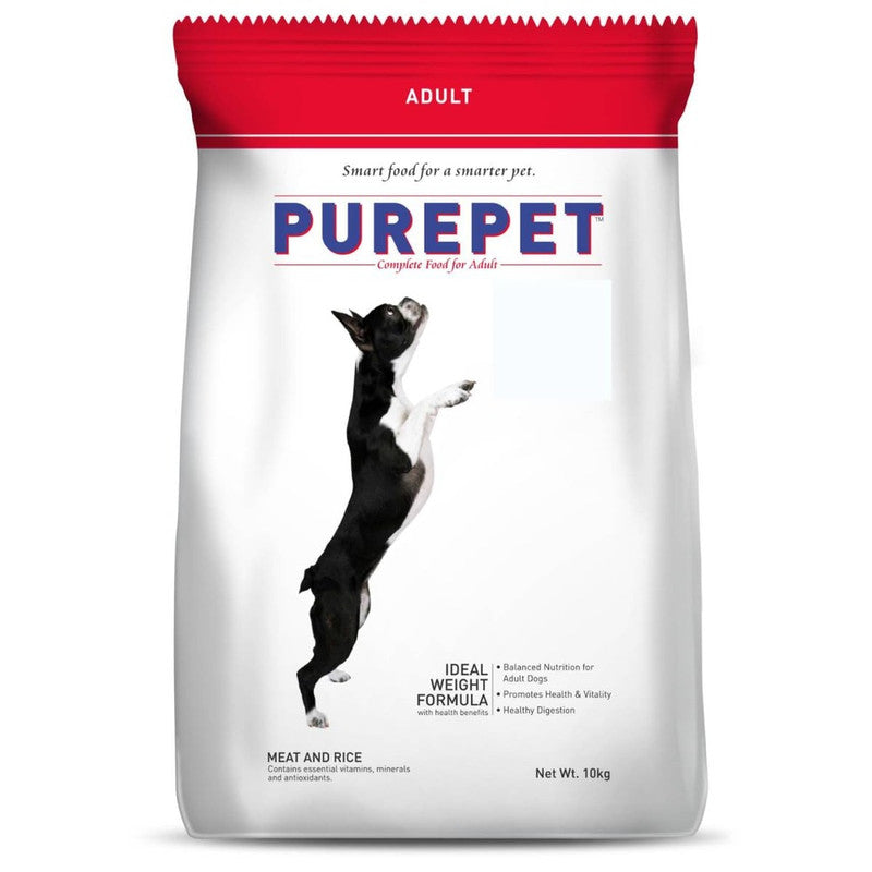 Purepet Adult Meat n Rice 10kg