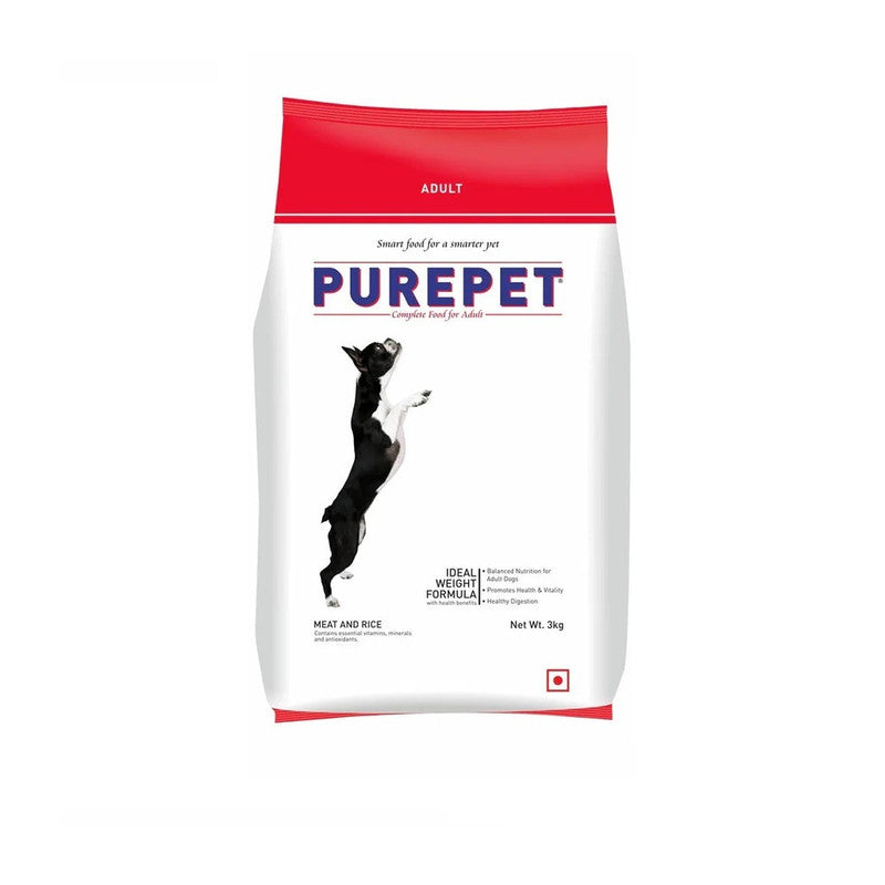 Purepet Adult Meat n Rice 3kg
