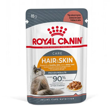Royal Canin Hair n Skin Care Adult Gravy Cat Wet Food 85g ( Multi-Pack )
