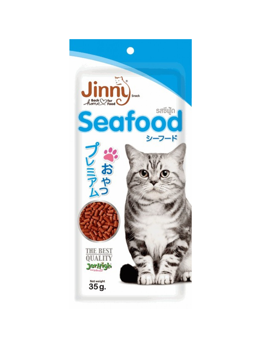 Jinny Seafood Snack for Cats 35g