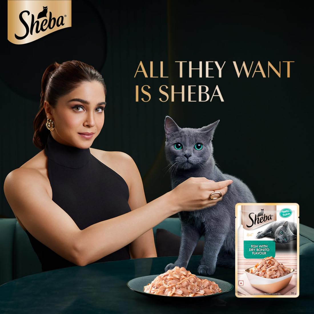 Sheba Fish With Dry Bonito Flake 35g ( Multi-Pack )