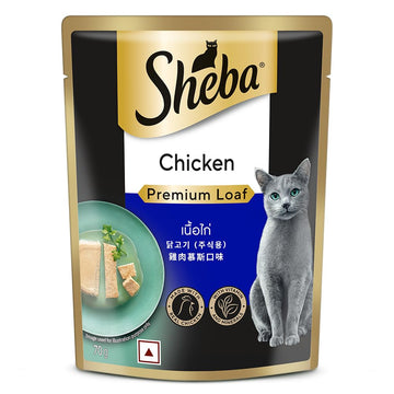 Sheba Premium Adult Chicken Loaf 70g