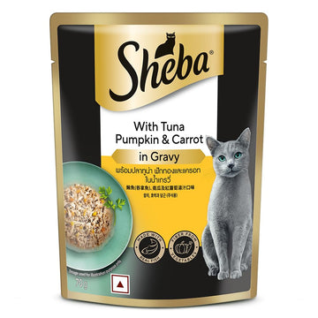 Sheba Tuna, Pumpkin and Carrot in Gravy 70g