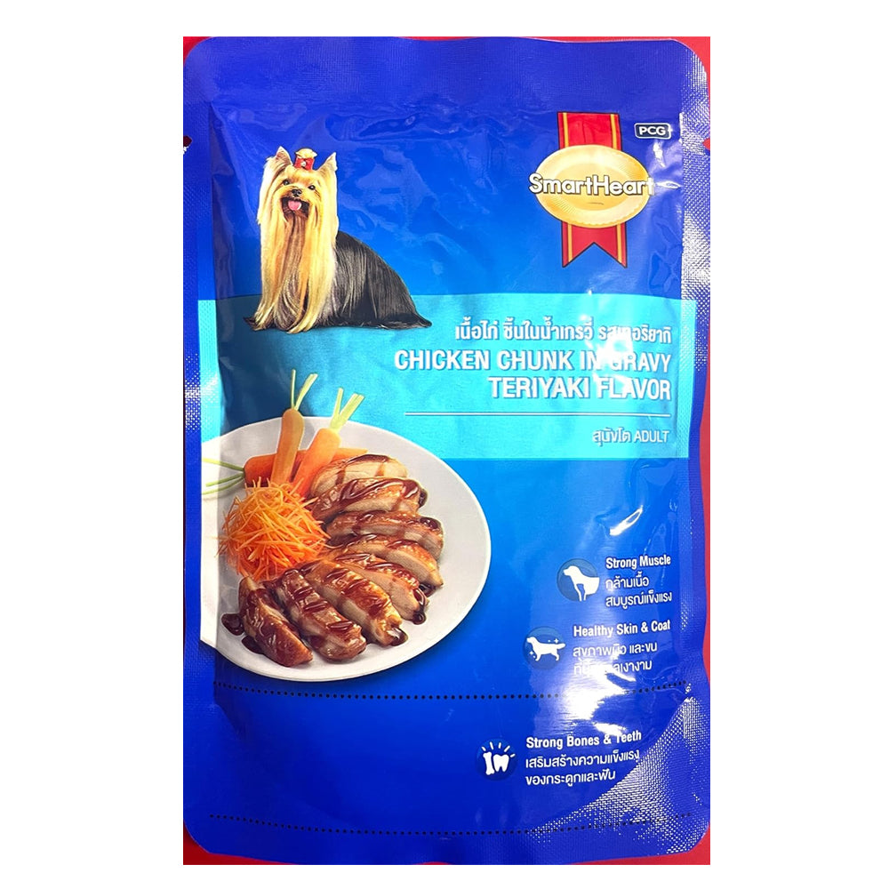 SmartHeart Adult Chicken Chunk In Gravy Teriyaki Flavor 80g