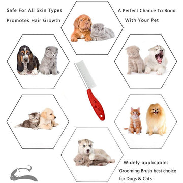 SmartyPet Plastic Handle Comb