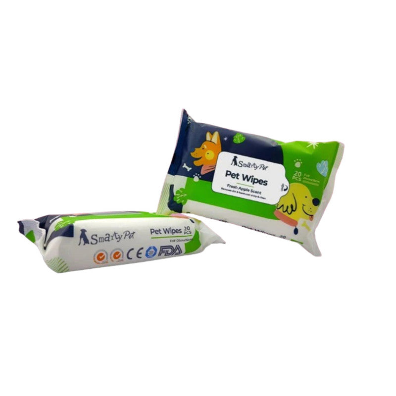 SmartyPet Wet Pet-Wipes 100 sheets