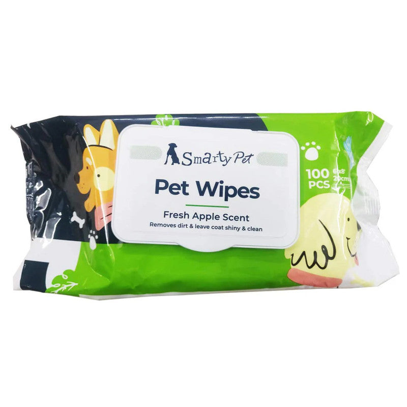 SmartyPet Wet Pet-Wipes 100 sheets