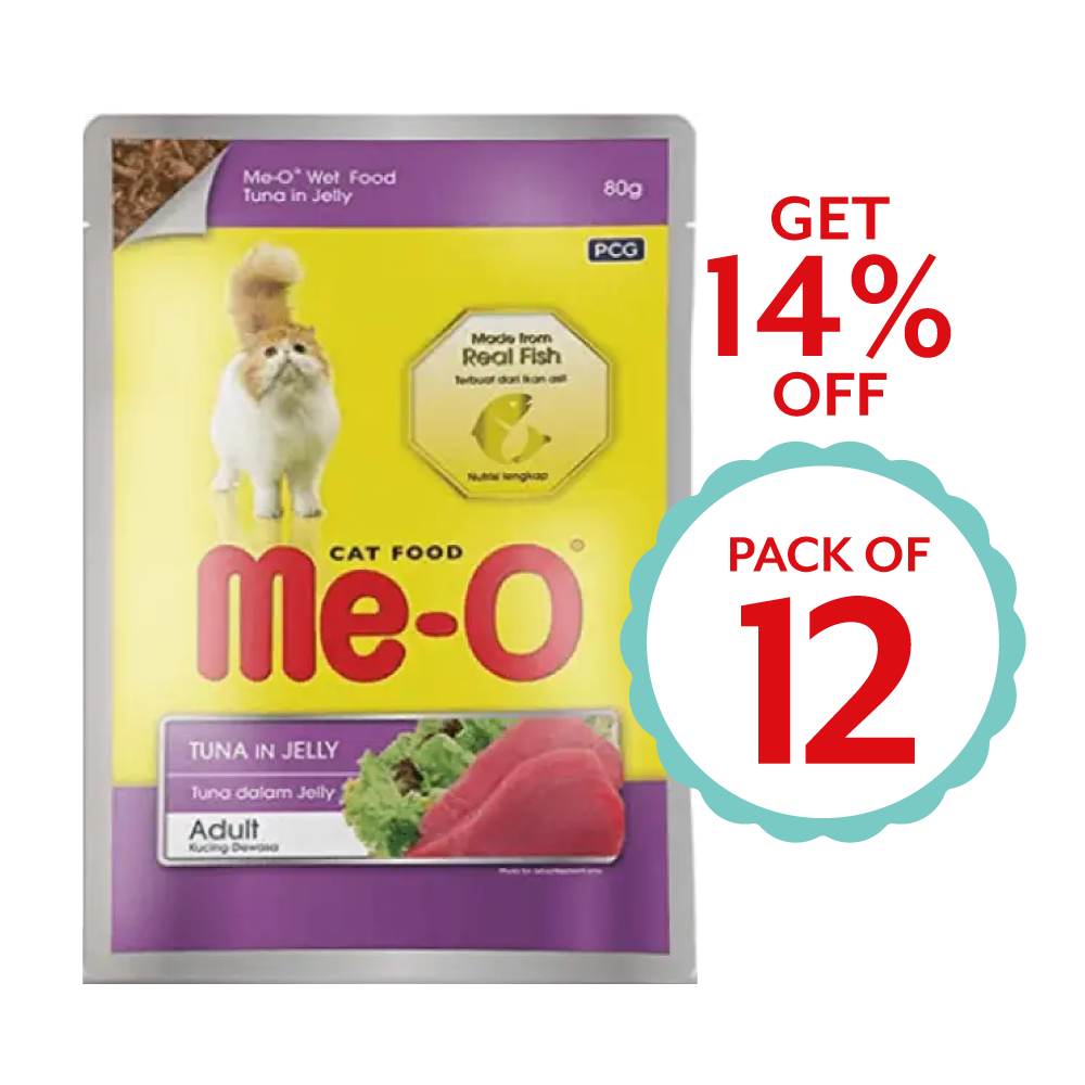 Me-O Tuna In jelly 80g ( Multi - Packs )
