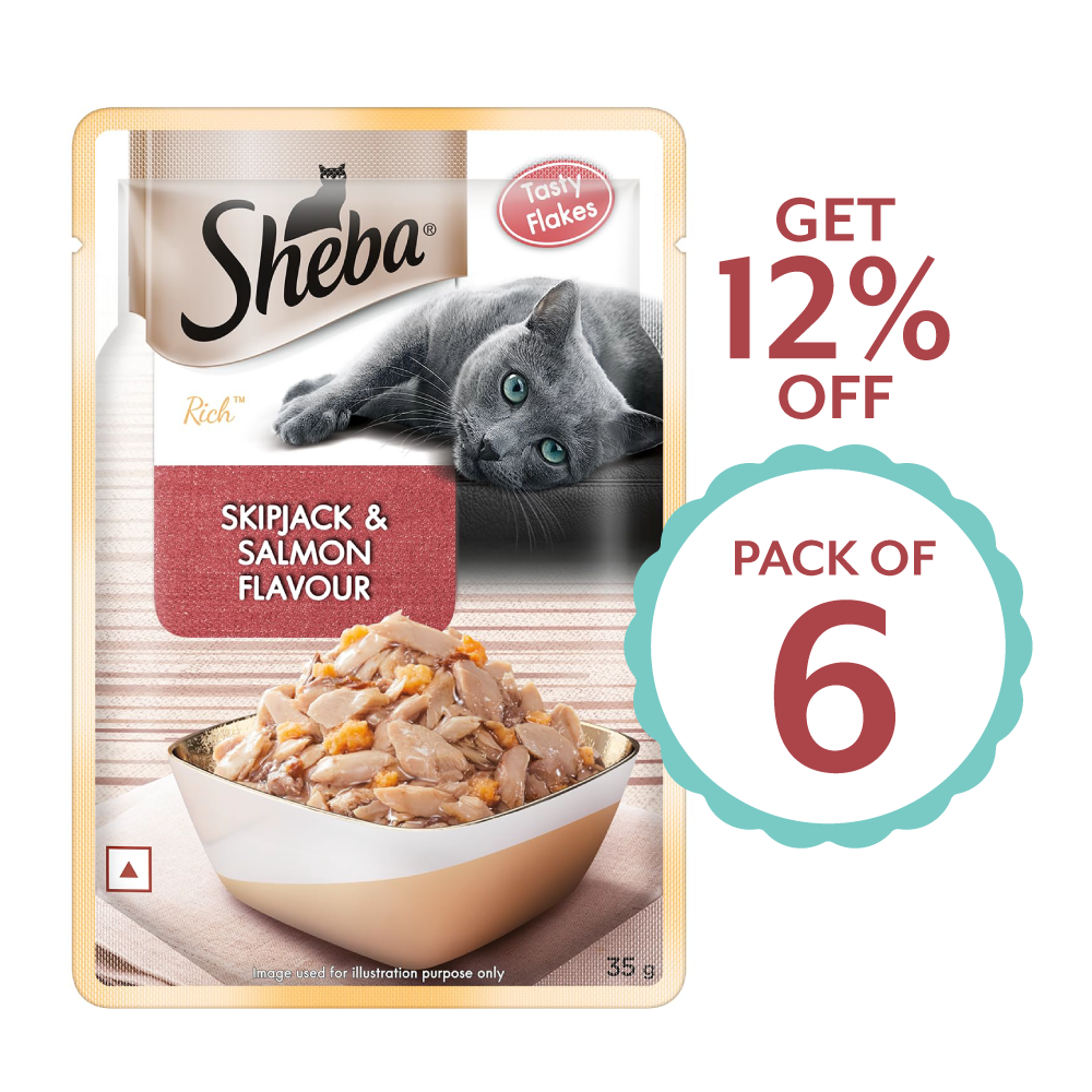 Sheba Skipjack n Salmon 35g ( Multi-Pack )