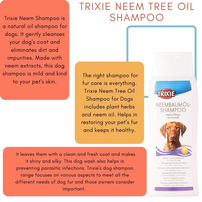 Trixie Neem Tea Tree Oil Shampoo 250ml
