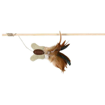 Trixie Playing Rod With Butterfly With Fealther