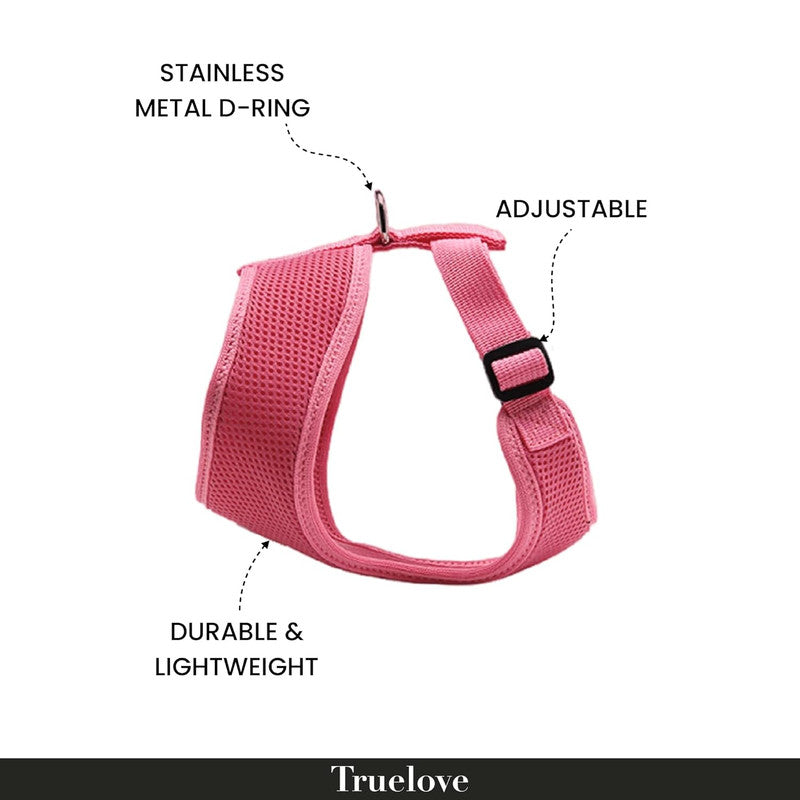 TrueLove Cat n Small Dog Harness Pink