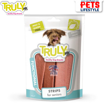 Truly Dog Treat Senior Strips 100g