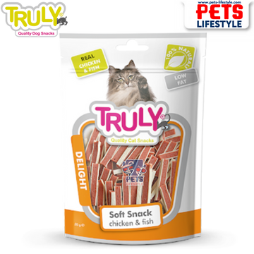 Truly Cat Treat Chicken n Fish Soft Snacks 50g